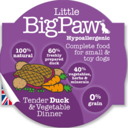 Little Big Paw Tender Duck & Veg Dinner Dog Food